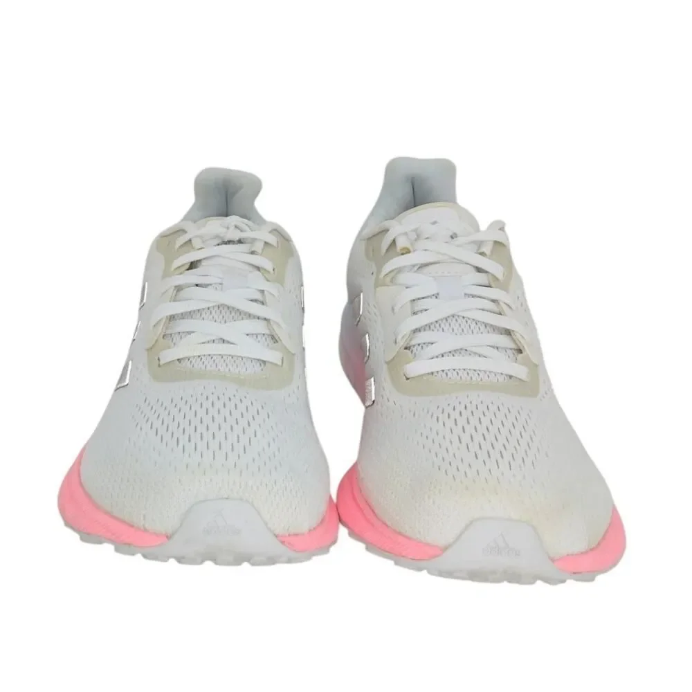 Adidas Astrorun Womens Pre-owned Light Gray & Pink Running Sneakers - sz. 7